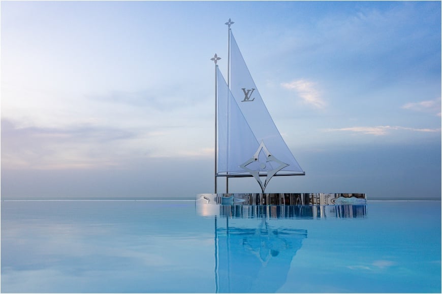 Louis Vuitton at anantara Santorini